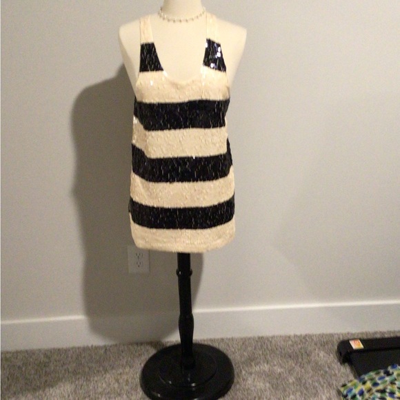 J. Crew Rugby Stripe Sequin Tank - Picture 6 of 7